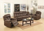 Merrion Feel Fabric Reclining Three Seat Sofa