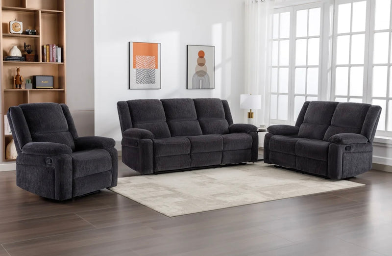 Perth Charcoal Sofa Suite