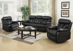Merrion Feel Fabric Reclining Three Seat Sofa
