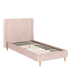 Amelia 3ft Pink fabric bed