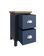 RA Blue Bedside Cabinet