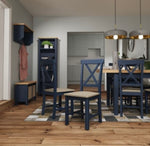 RA Blue Dining Chair