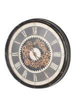 Clockworks Gears Clock Ant Grey