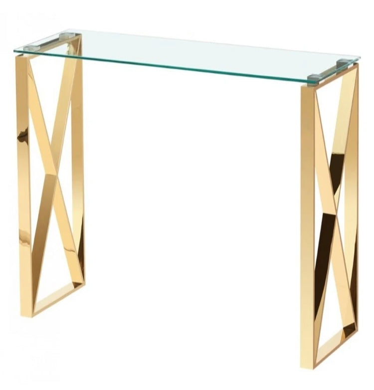 Ningbo Gold Glass Console Table