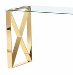 Ningbo Gold Glass Console Table
