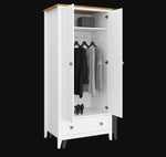 Heuston 2 Door Wardrobe