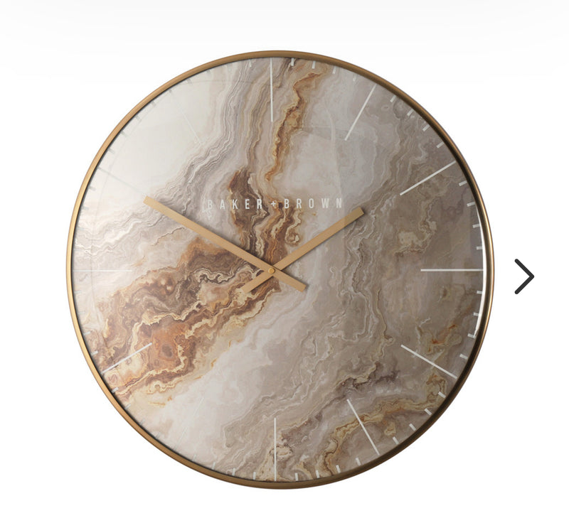 Baker And Brown Clock Oyster 53cm