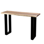 Treviso live edge console table