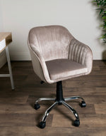 Regina home office chair velvet grey