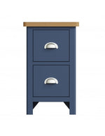 RA Blue Bedside Cabinet