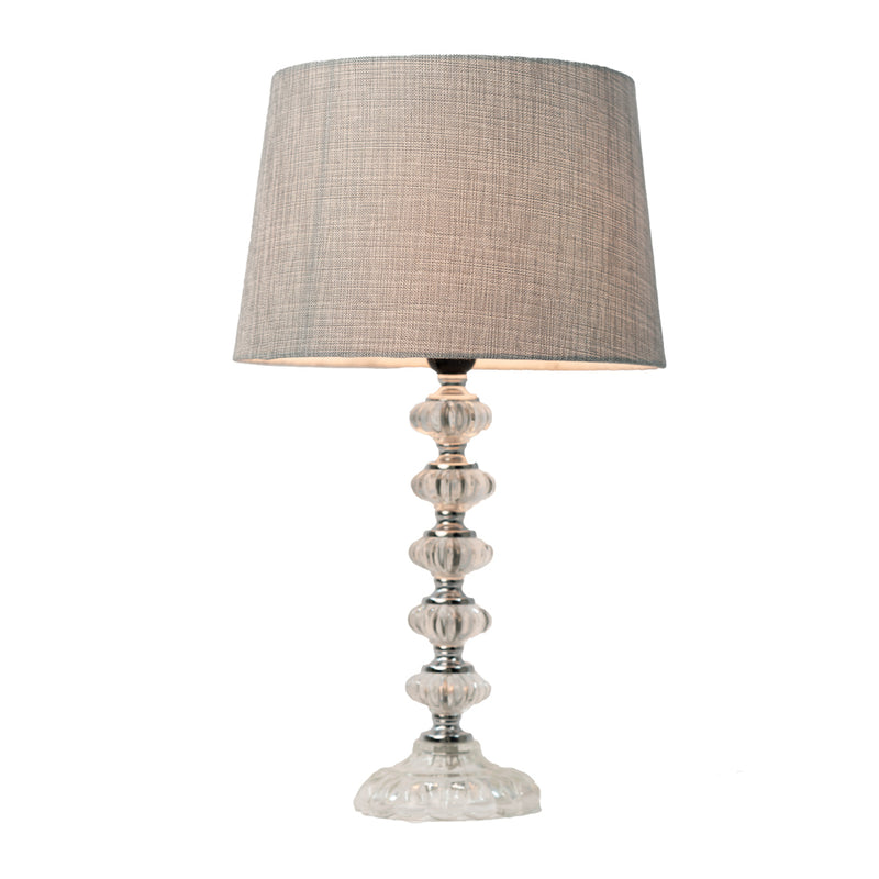 Bailey Table Lamp Silver/grey 50cm