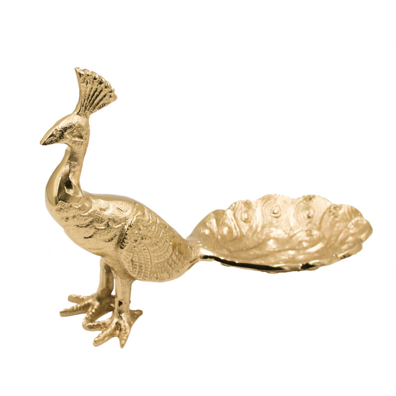 Golden Peacock Figure