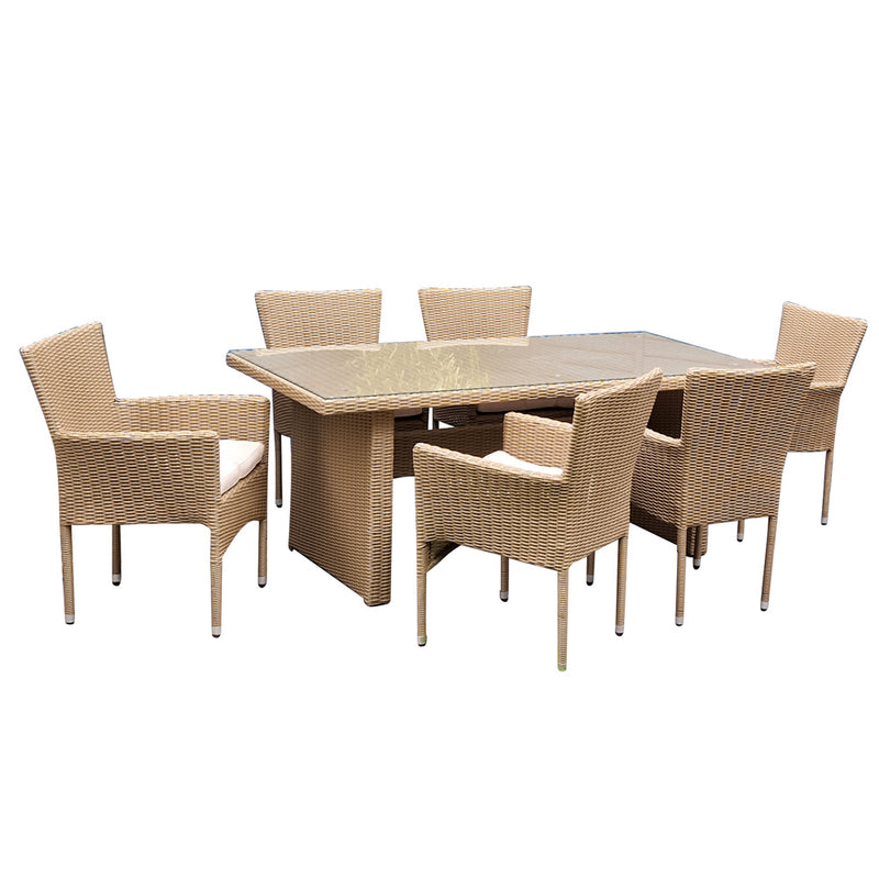 Vanessa Dining Table 6 Seater Set