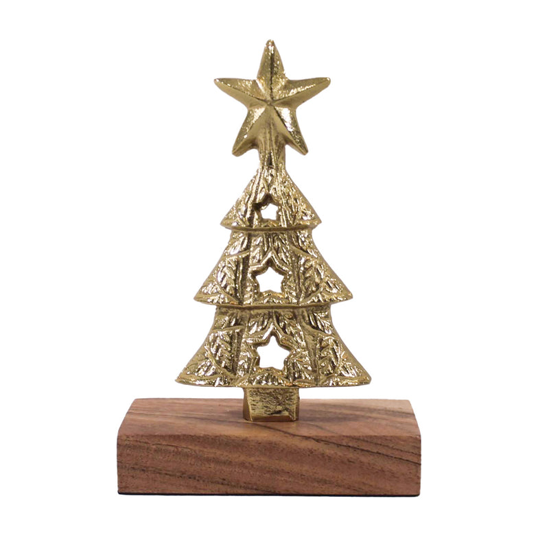 Festive Christmas Tree Gold