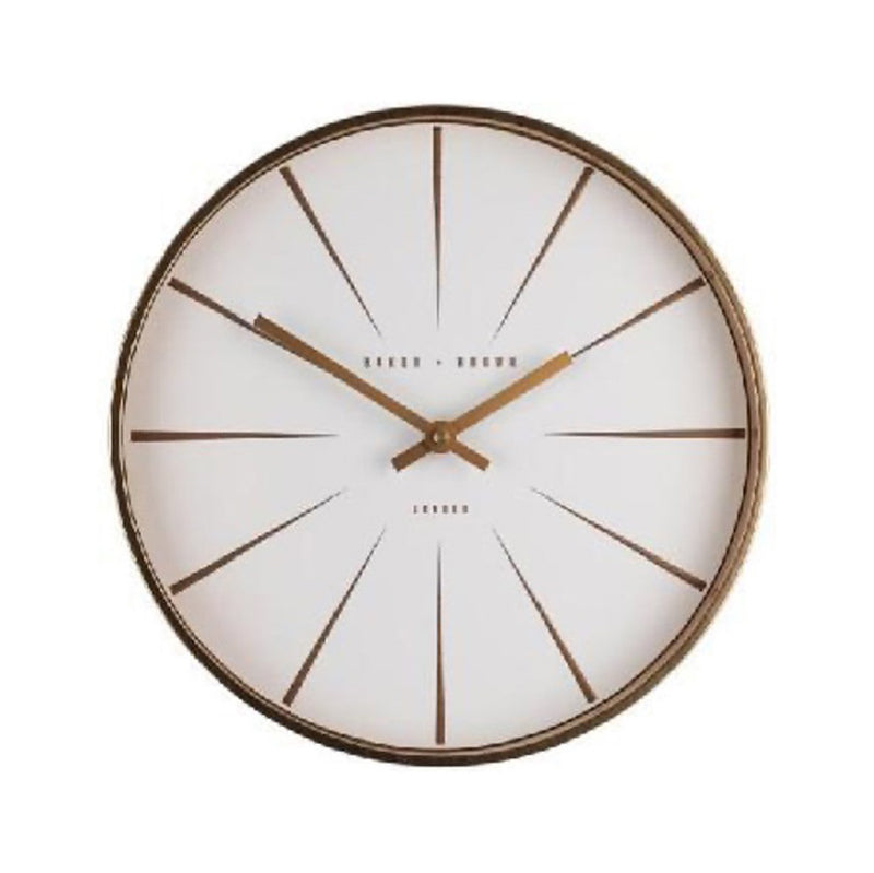 Baker And Brown Riva Clock Copper 30cm