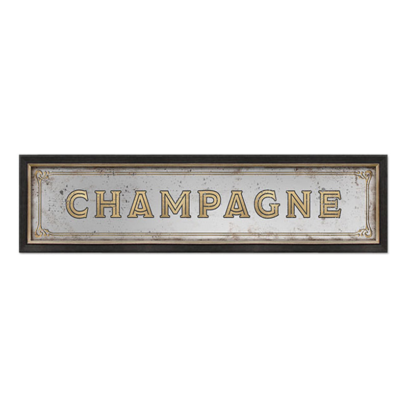 Mirror Sign Champagne 97 X 22cm