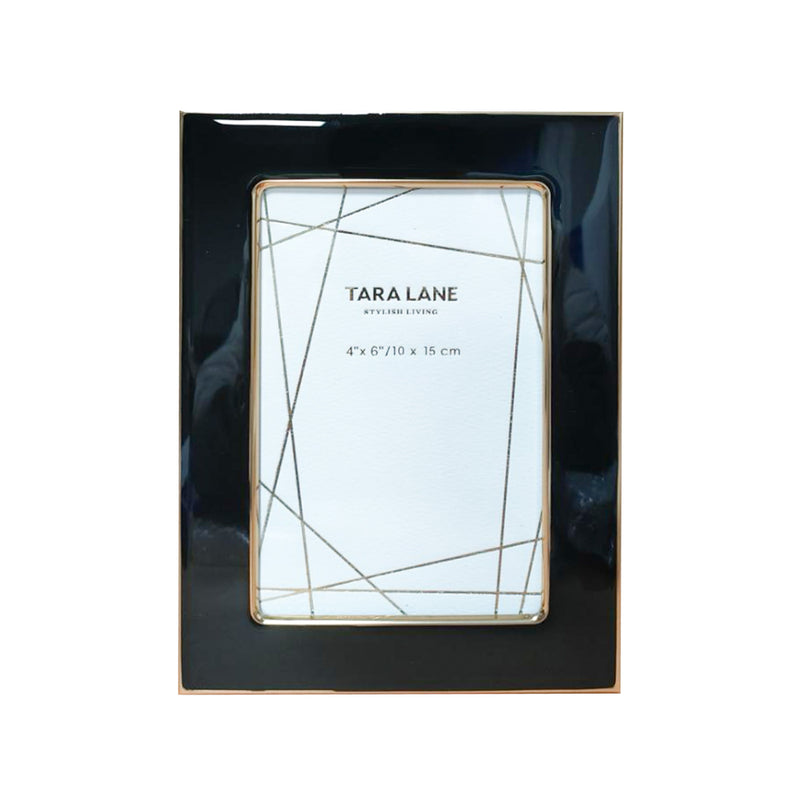 Ella Photo Frame Black/gold 4 X 6