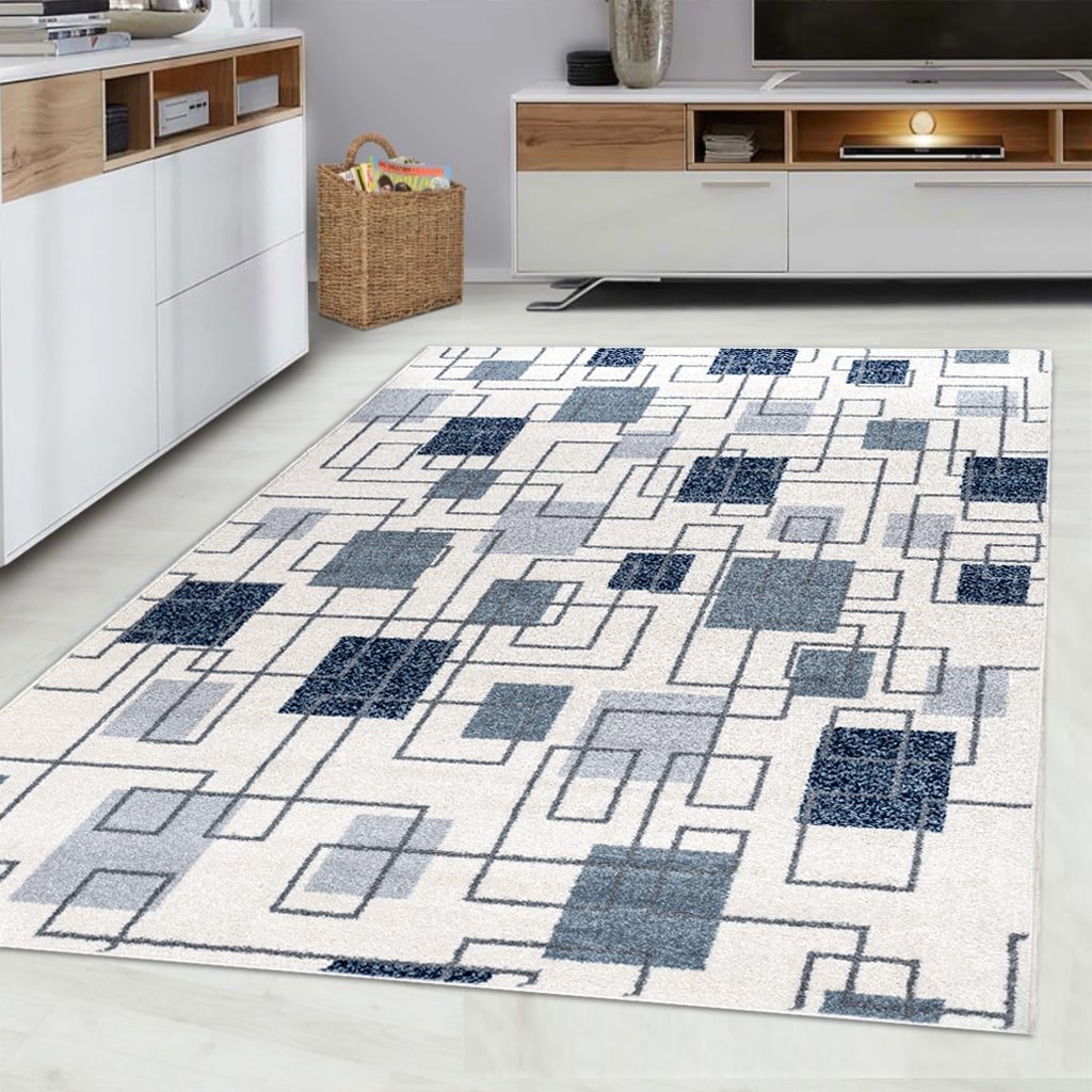 Aspire Rug - Blue - Coral