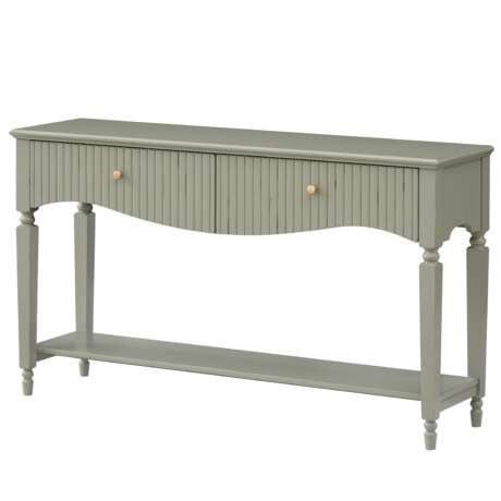 Ritz Large Console - Olive Green