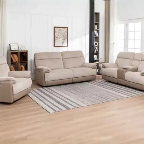 Arlington Cord Fabric Powered Reclining 2.5PP+2PP+PP Sofas | Ultra-Comfort Sofa Group