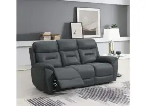 Canterbury Slate Reclining Three Seat Sofa