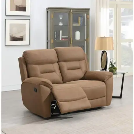 Canterbury Sand Reclining Two Seat Sofa