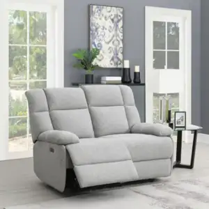 Halton Grey Fabric 2PP Sofa – Modern Comfort, Timeless Style, Premium Craftsmanship