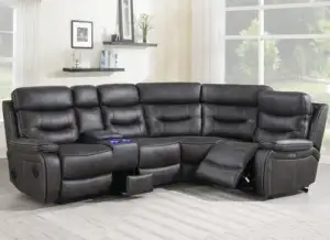 Noah 'Tech' Grey Sectional Sofa