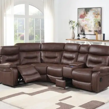 Noah 'Tech' Brown Sectional Sofa