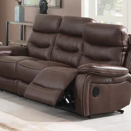 Noah 'Tech' Brown 2PP Sofa W/Console