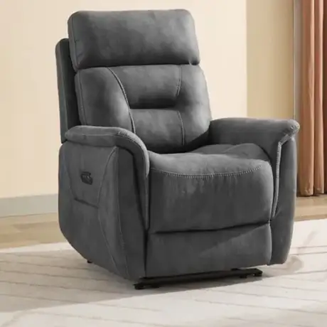 Rowan Powered Grey Reclining Armchair