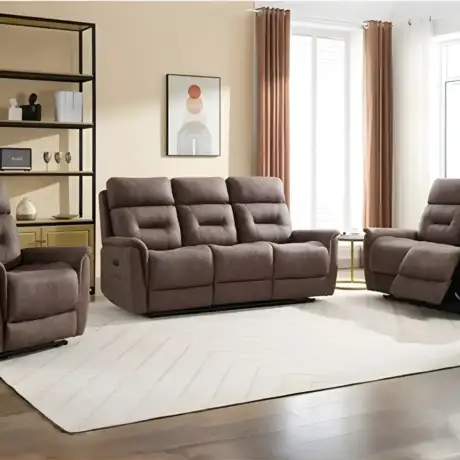 Rowan Powered Chocolate Brown 3PP Sofa