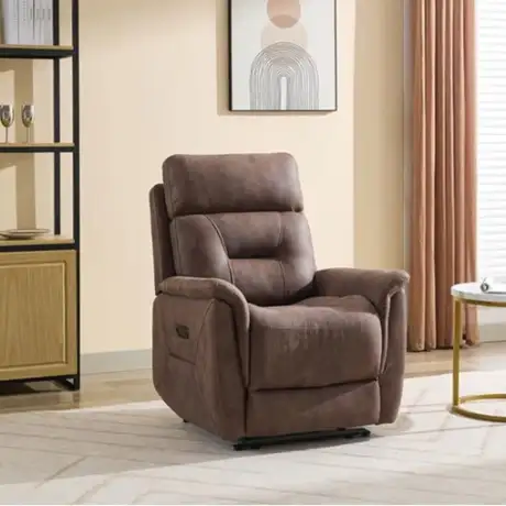 Rowan Powered Reclining Chocolate Brown Armchair