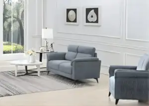 Roxy Grey JX21-5 Two Seat Sofa