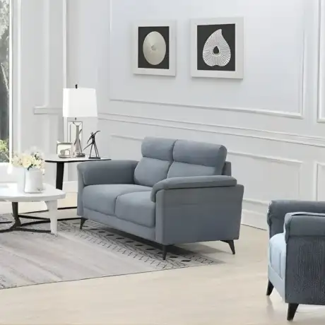 Roxy Grey JX21-5 Two Seat Sofa