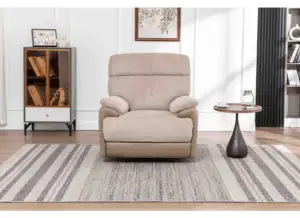 Arlington Cord Fabric Powered Reclining Armchair | Ultra-Comfort Dual-Texture Design