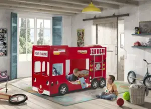 Fire Truck Bunk Bed