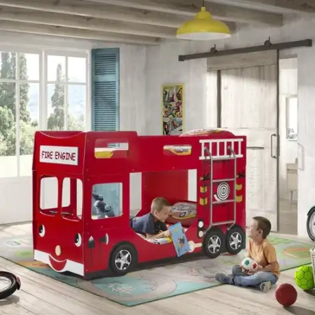 Fire Truck Bunk Bed