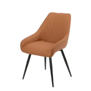 Gabriel Dining Chair Cognac (Salmon) Swivel