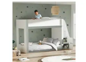 Gaia White Bunk Bed