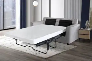 Helena Grey Sofabed – Metal Action Mechanism with Pocket Sprung Mattress