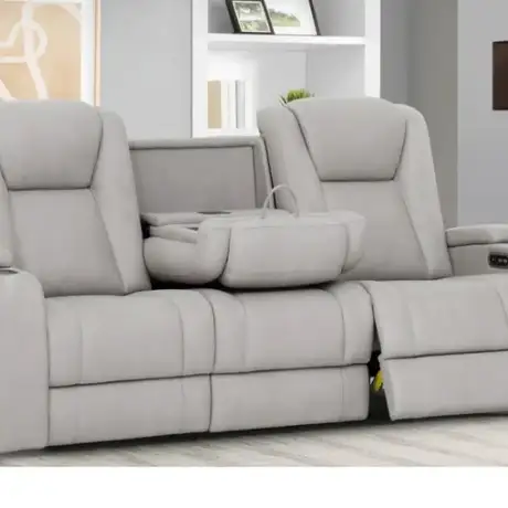 Jesse Three Seat Sofa W/Drop Down Charging Point