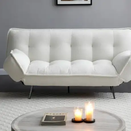 Eukon Fabric Sofa Bed – Clik-Clak Mechanism 190x90cm