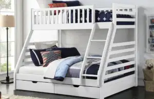 Space Triple Bunkbed in Grey or White