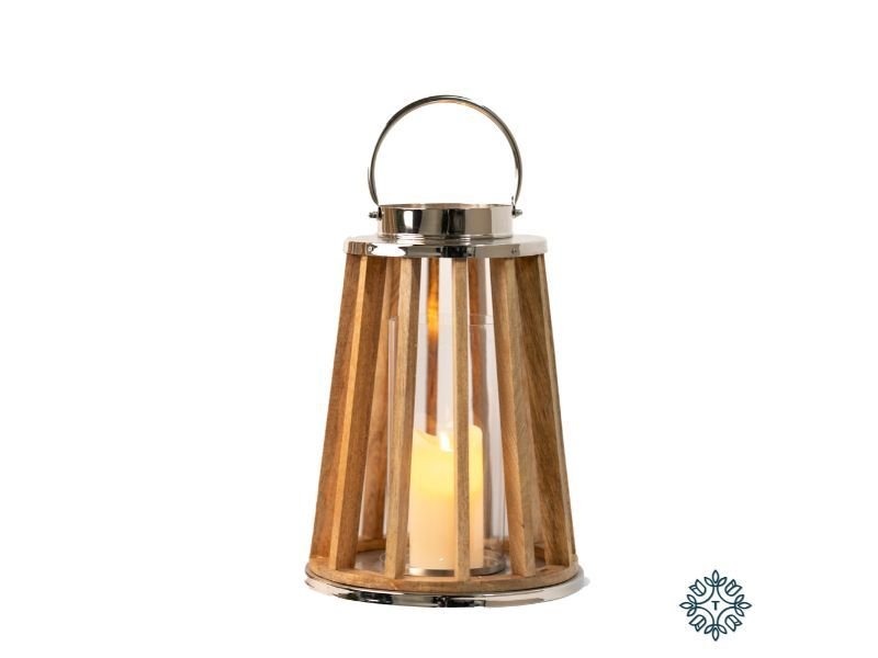 Tara Lane Nina Lantern woodchrome 42cm