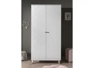 Billy White Two Door Wardrobe