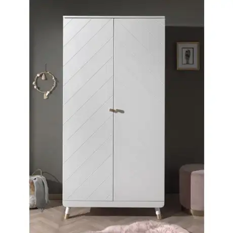 Billy White Two Door Wardrobe