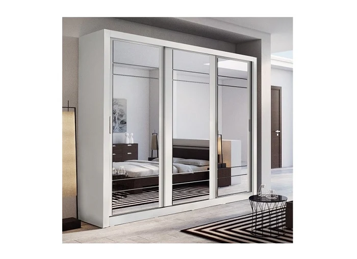 Boston 2.5 m Mirrored Sliderobes