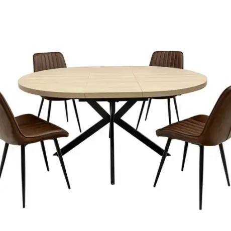 Dalton Round Extending Table W/Pomona Chairs