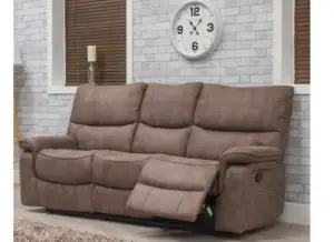 Emilio Three Seat Recliner Sofa – Manual Recline